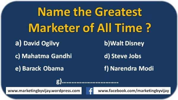 Greatest Marketer of All Time Poll